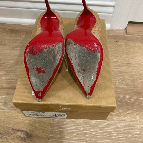 Christian Louboutin So Kate 120 mm Liege Lame - Picture 2 of 5